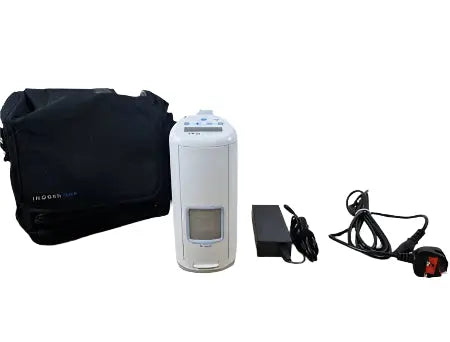Inogen One G2 portable oxygen concentrator with carry bag