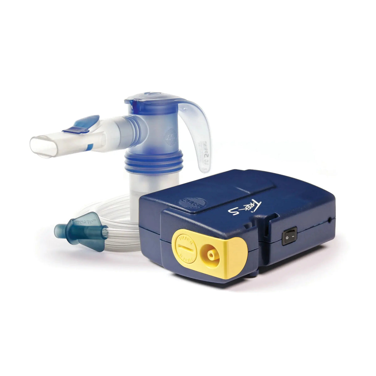 Pari Mini Nebuliser in Case with Li-ion Battery and AC Power Supply & Car Charger and Bag mini nebuliser case SelfiMed UK