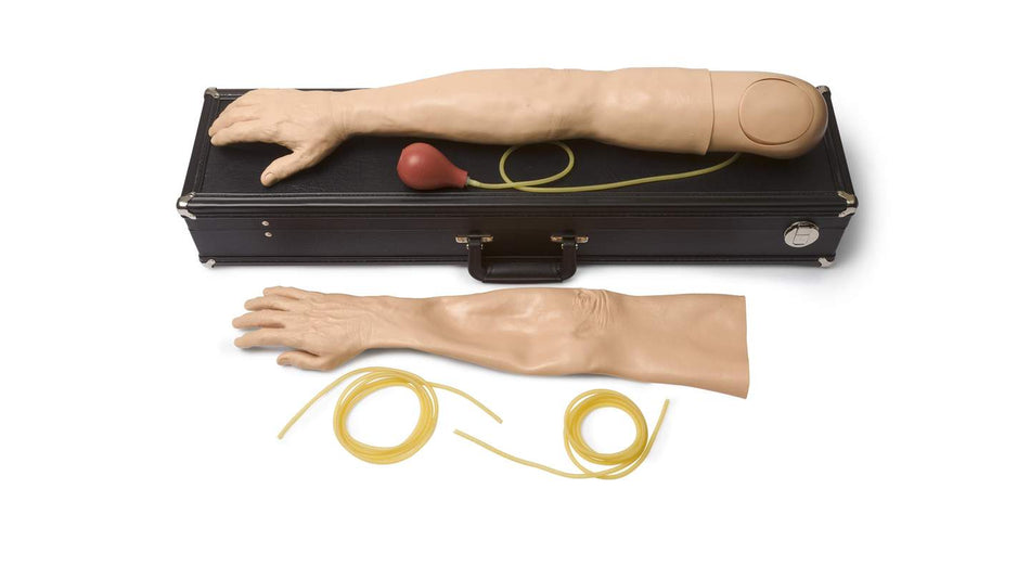 Laerdal Arterial Arm Stick Kit with lifelike adult male arm.