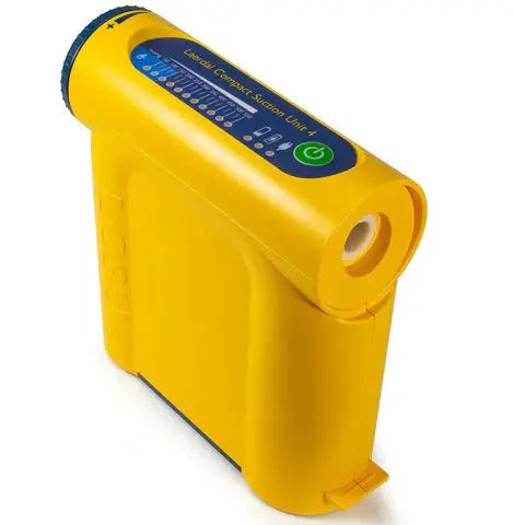 Laerdal Compact Suction Unit 4 with New Power Supply and New Disposable Canister (300 ml) SelfiMed UK