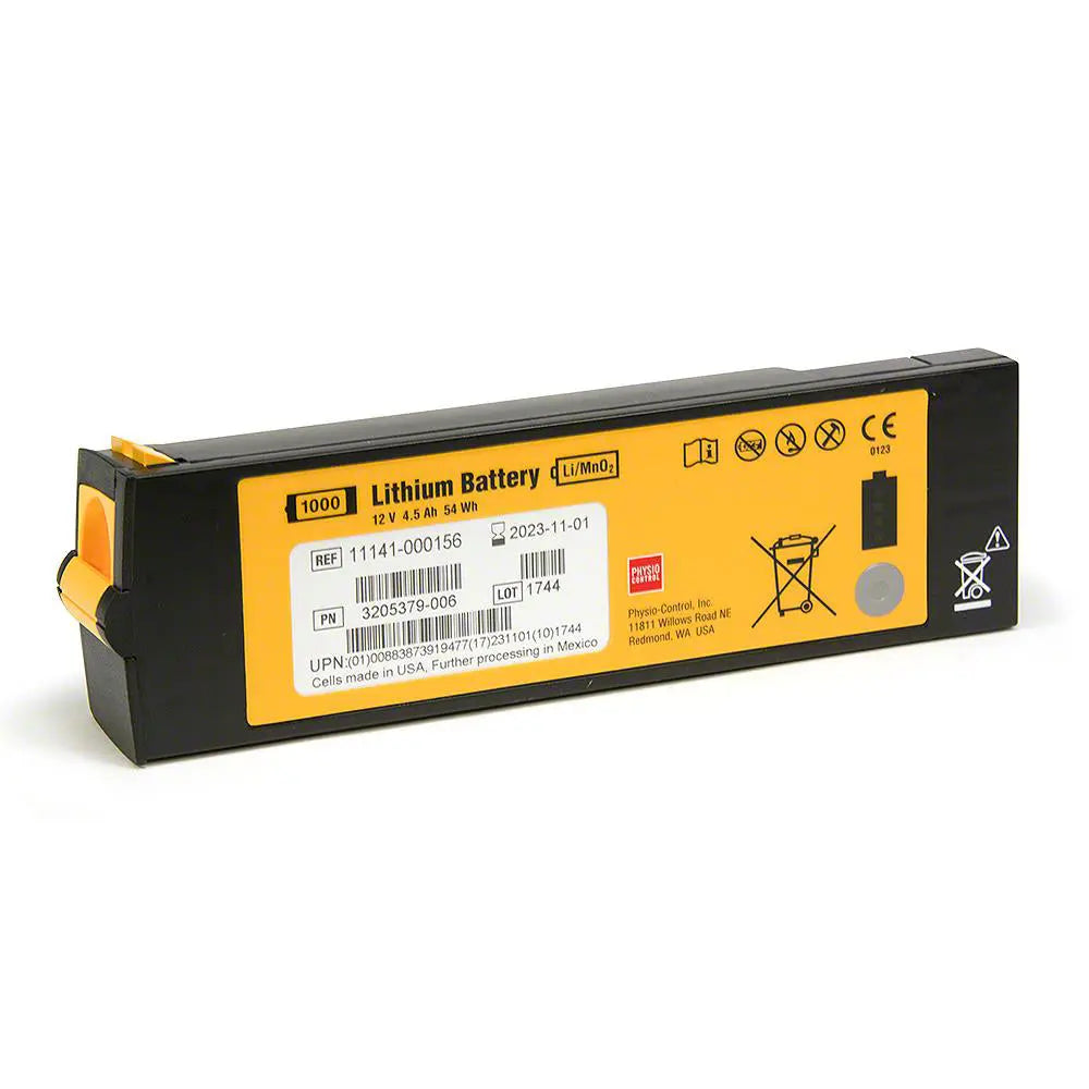 Physio-Control Lifepak 1000 Non-Rechargeable Lithium AED Battery Kit lifepak 1000 AED battery SelfiMed UK