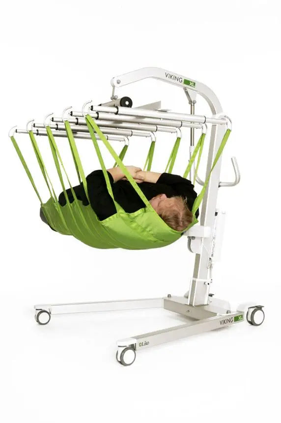 Liko Viking XL Patient Hoist with Liko Flexo Stretch Bar SelfiMed UK