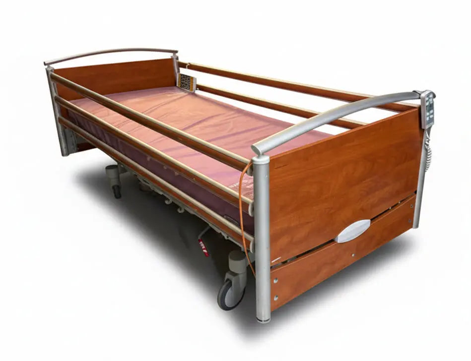 Linet Latera Electric Hospital Bed with Mattress Hospital Bed SelfiMed UK