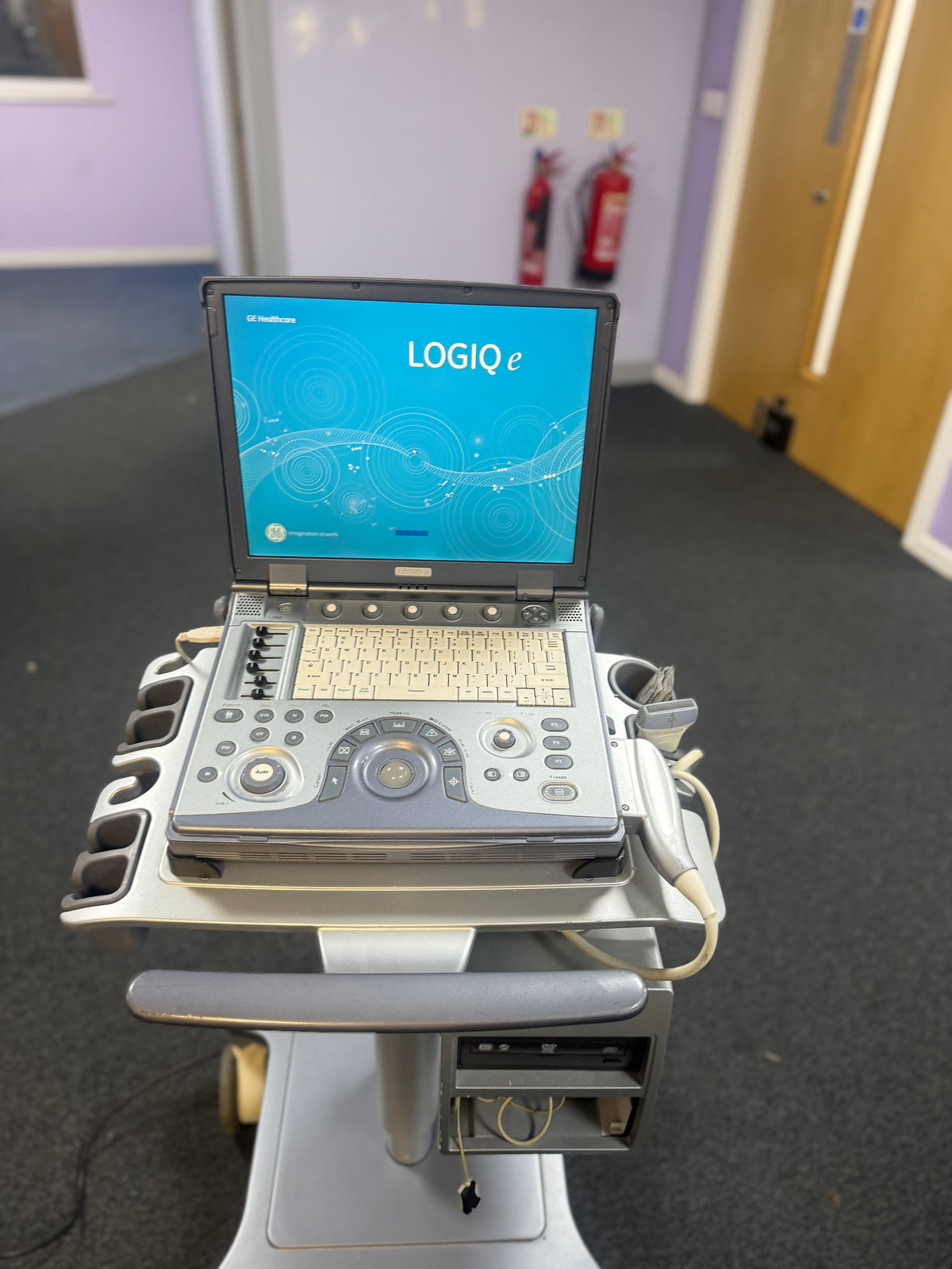 Advanced imaging technology with the Logiq e ultrasound.