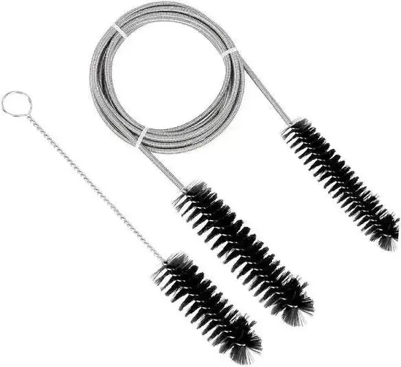 Long CPAP hose cleaning brush with soft nylon bristles