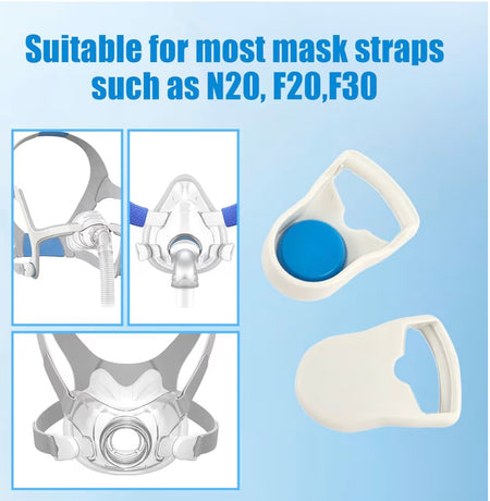 Magnetic Headgear Clips 2 Pairs Compatible with Air-Fit N20 F20 F30 & Air-Touch F20 N20 CPAP Masks SelfiMed UK