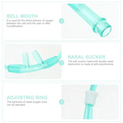 Medical-grade 7ft oxygen nasal cannula for concentrators