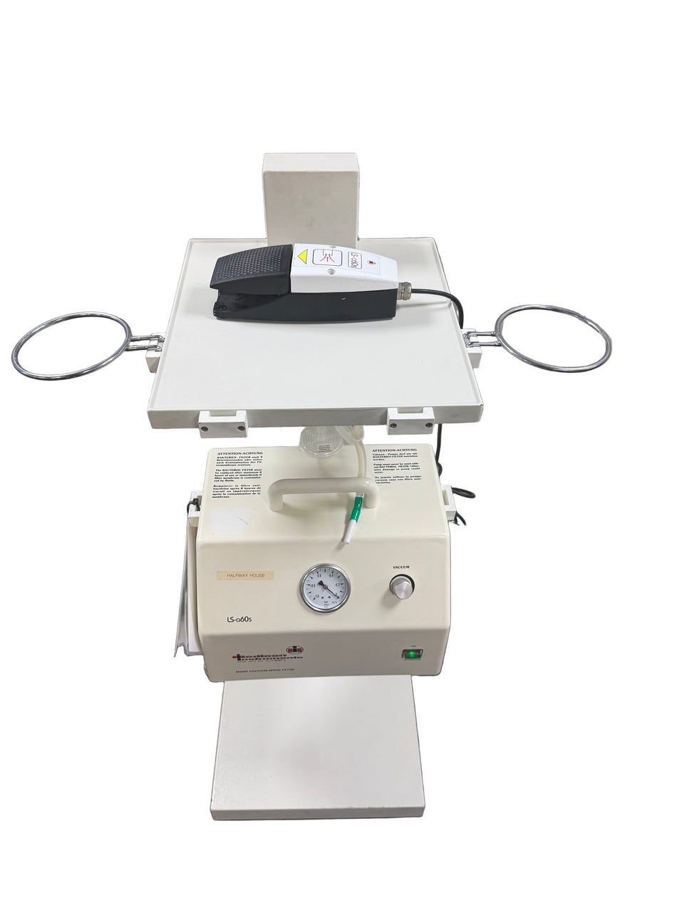 Medicon LS-a60s liposuction unit with stand and footswitch