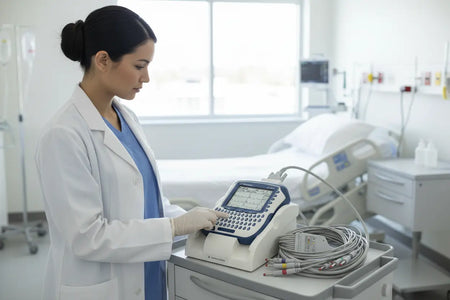 Mortara ELI RX 10 Series ECG Machine with Docking Station and 10-Lead ECG Lead - SelfiMed UK