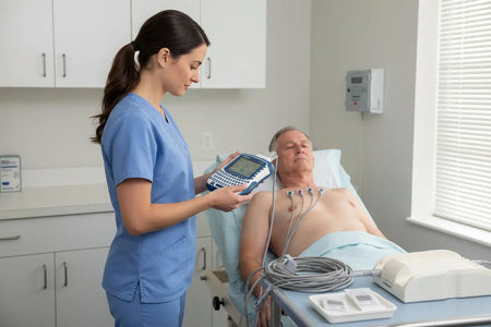 Mortara ELI RX 10 Series ECG Machine with Docking Station and 10-Lead ECG Lead - SelfiMed UK