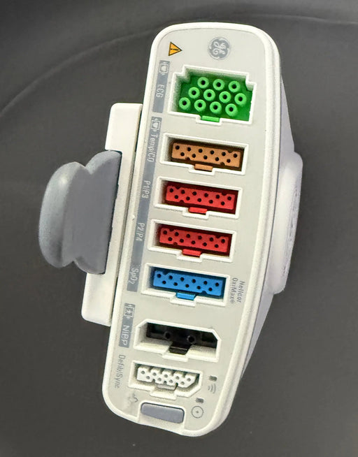 Multiparameter GE PDM module with SpO₂, ECG, IBP and Temp/CO inputs