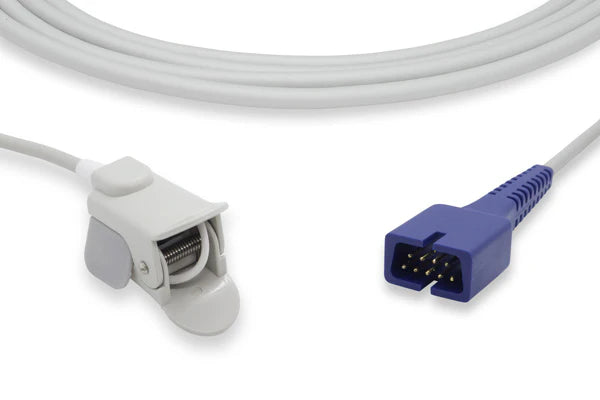 Nellcor DS‑100A paediatric finger clip sensor with 3.2 ft cabl