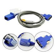 Nellcor Oximax adapter cable connected to GE patient monitor