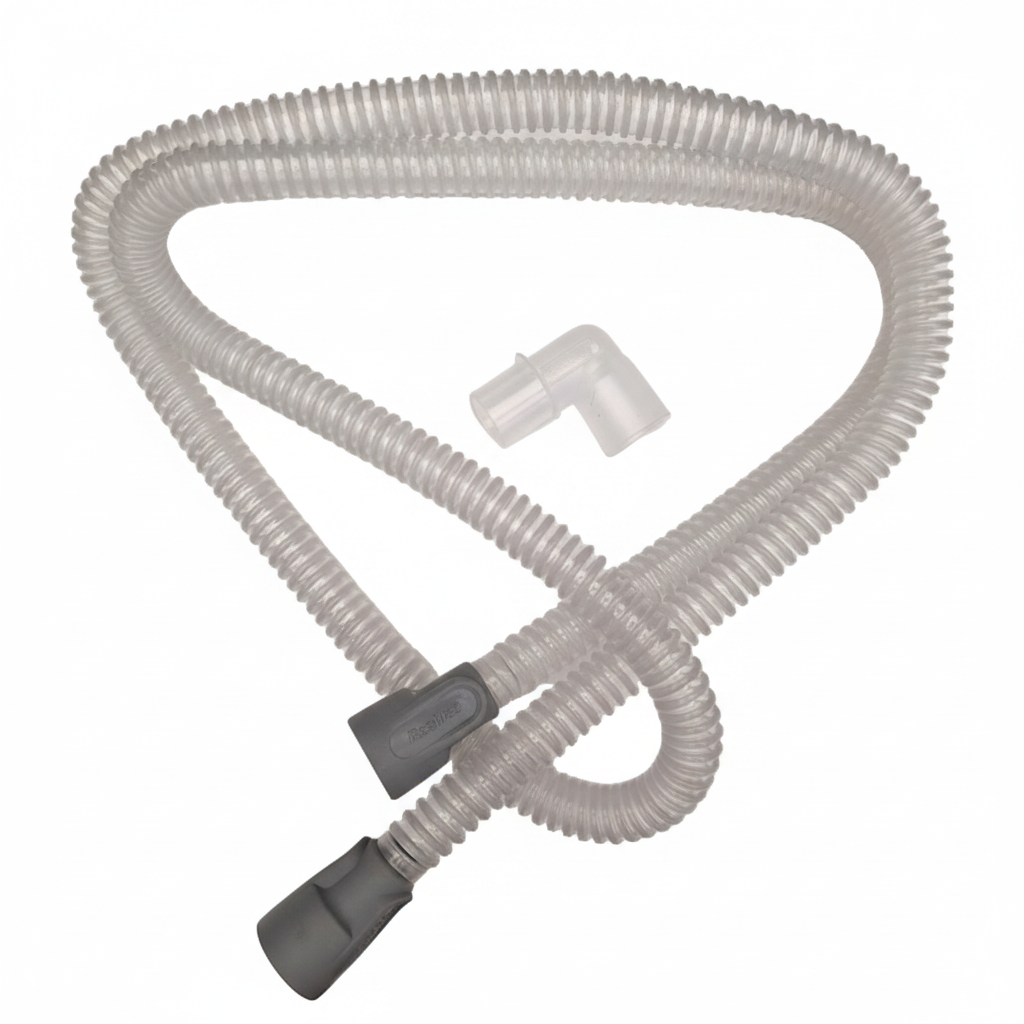 Resmed 6ft SlimLine 15mm CPAP Hose with free Tubing Elbow cpap slimline tubing hose SelfiMed UK