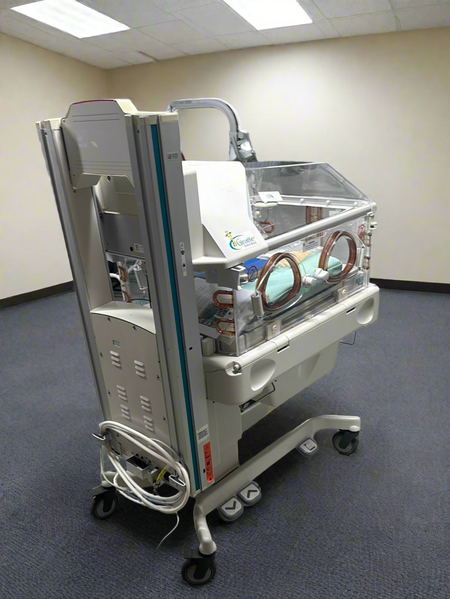 Ohmeda Infant Resuscitaire with dual incubator and warmer back view