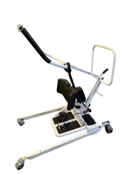 Oxford StandAid 135 electric sit-to-stand patient hoist with spreader bar