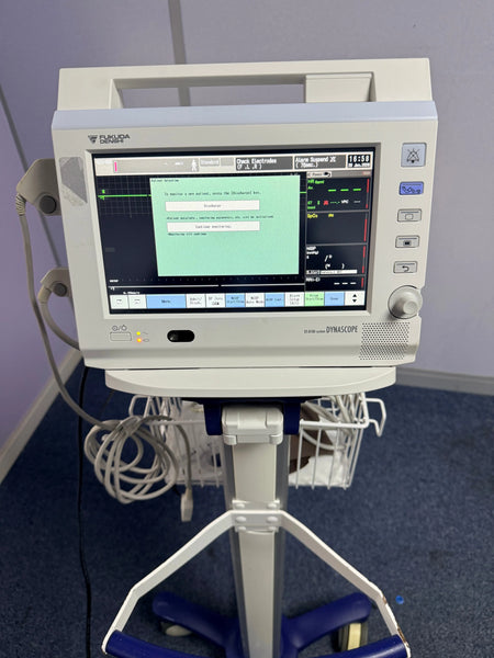 Fukuda Denshi DS-8100 Patient Monitor with Accessories & Roller Stand SelfiMed UK