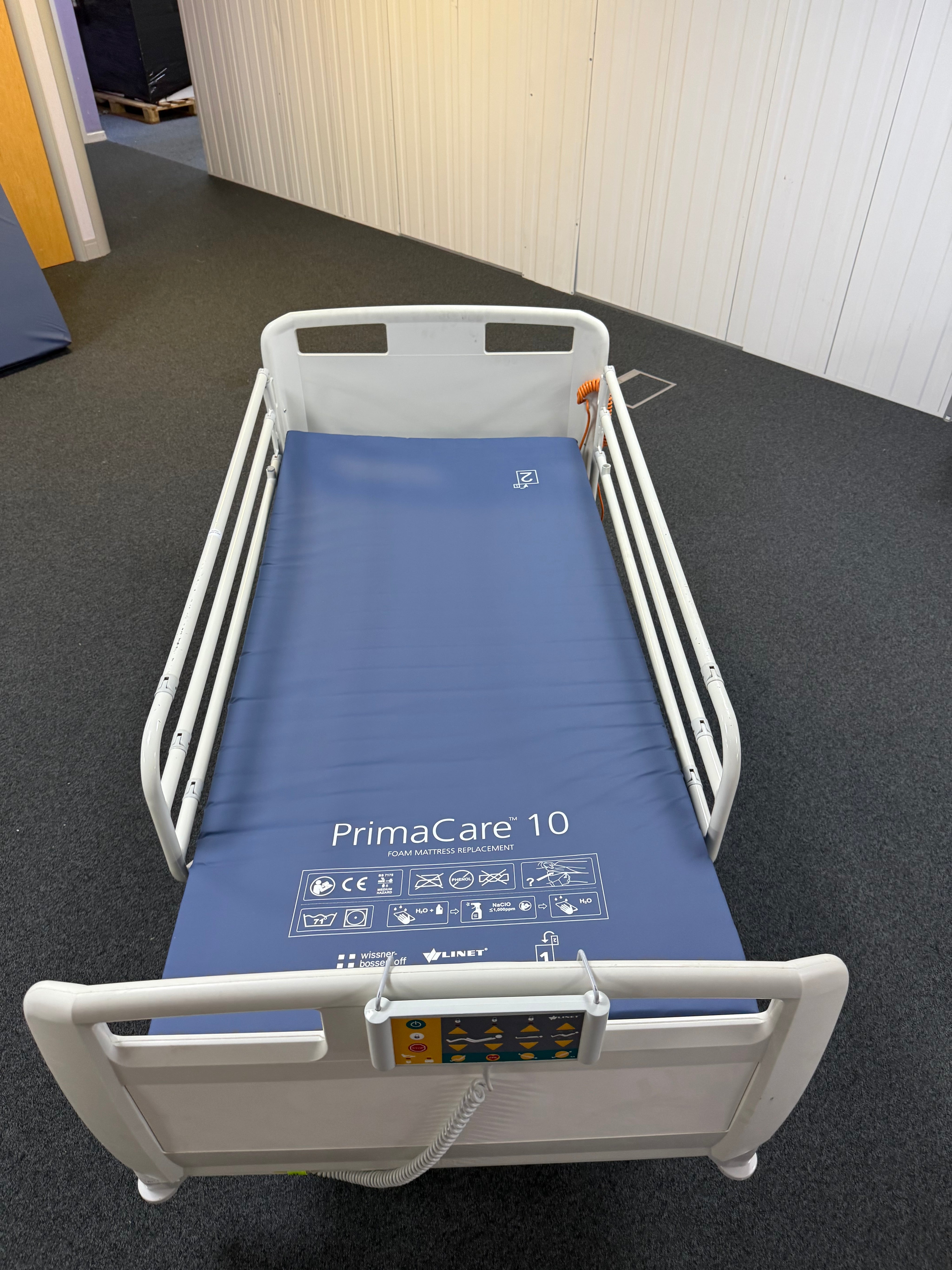 Pediatric ward setup with Linet Eleganza Smart Junior bed