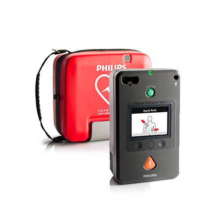 Philips FR3 AED device with battery installed
