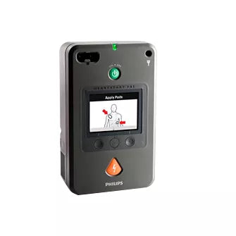 Philips HeartStart FR3 defibrillator with used case