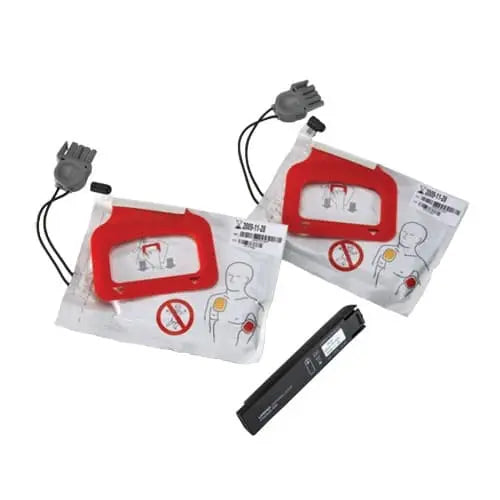 Physio-Control Quickpak pads and CHARGE-PAK battery set