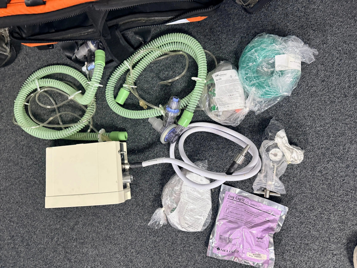 Pneupac VentiPAC 200D Ventilator MR Compatible in Carry Bag with Accessories SelfiMed UK