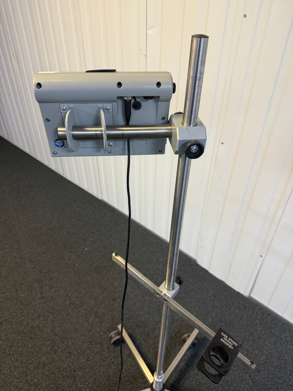Rear panel of 8403 ZX monitor with connectivity ports