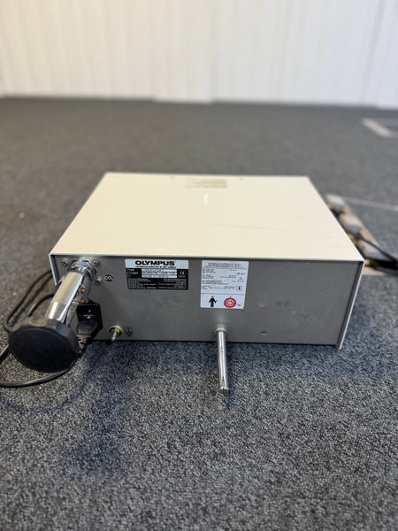 Rear view of CO₂ port and power input on Uteroflator P