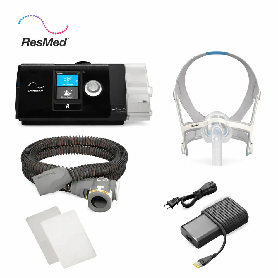 ResMed AirSense 10 Elite CPAP Machine (1000-5000 Hours) Complete Bundle SelfiMed UK