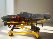 Retractable head and foot section on Stryker Power-PRO TL for compact storage