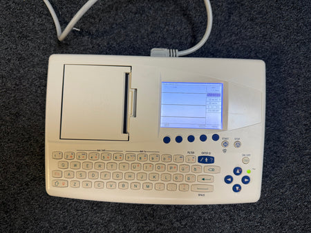 SAG Model P8000 ECG Machine with 10 Lead ECG Lead, Recording Papers and Power Cord in Carry Bag