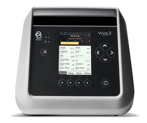 Breas Vivo 2 Ventilator with Accessories and Power Supply SelfiMed UK
