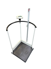 Seca 645 multifunctional handrail scale with stable rail