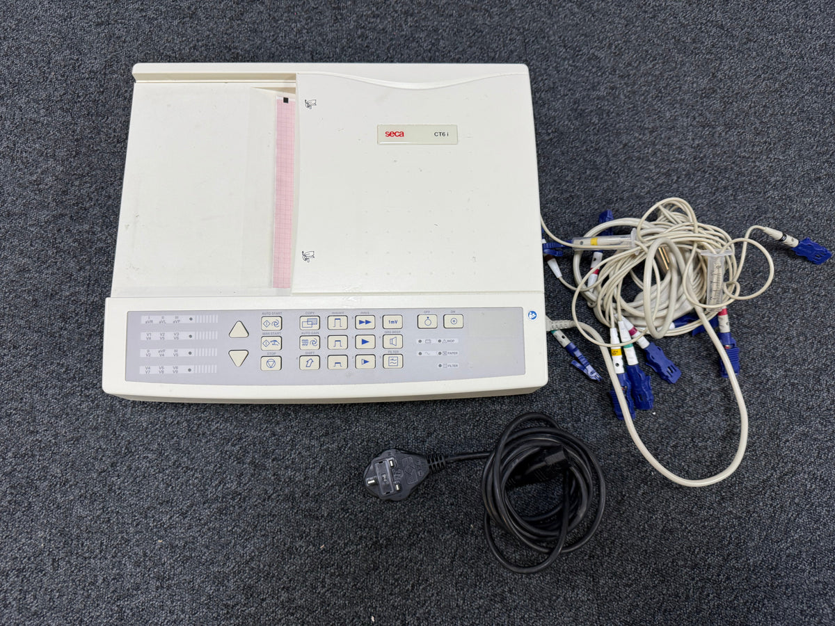 Seca CT6i ECG machine in use in a clinical setting