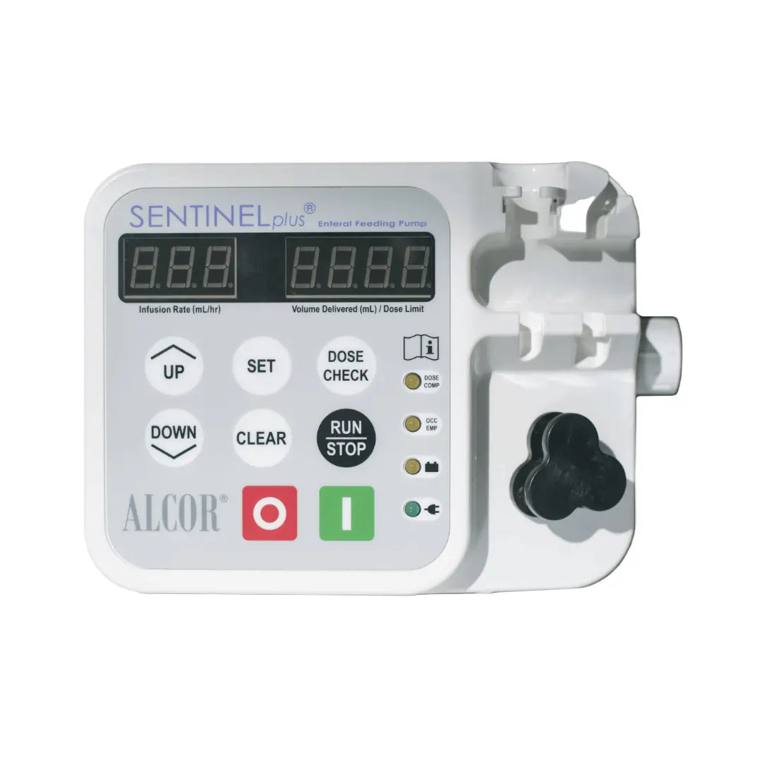 Alcor Sentinel Plus Enteral Feeding Pump with Power Supply and Operator Manual enteral feeding pump SelfiMed UK