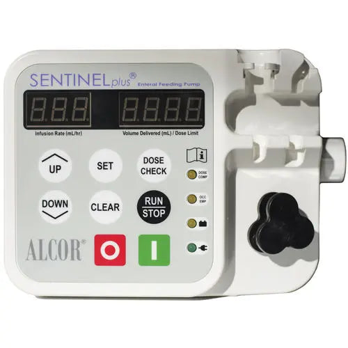Alcor Sentinel Plus Enteral Feeding Pump with Power Supply and Operator Manual SelfiMed UK