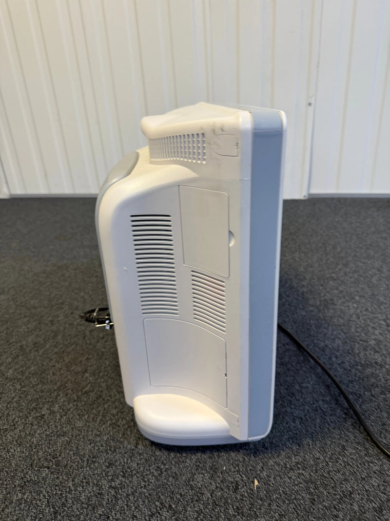 Side profile of Mindray T8 with modular connectors