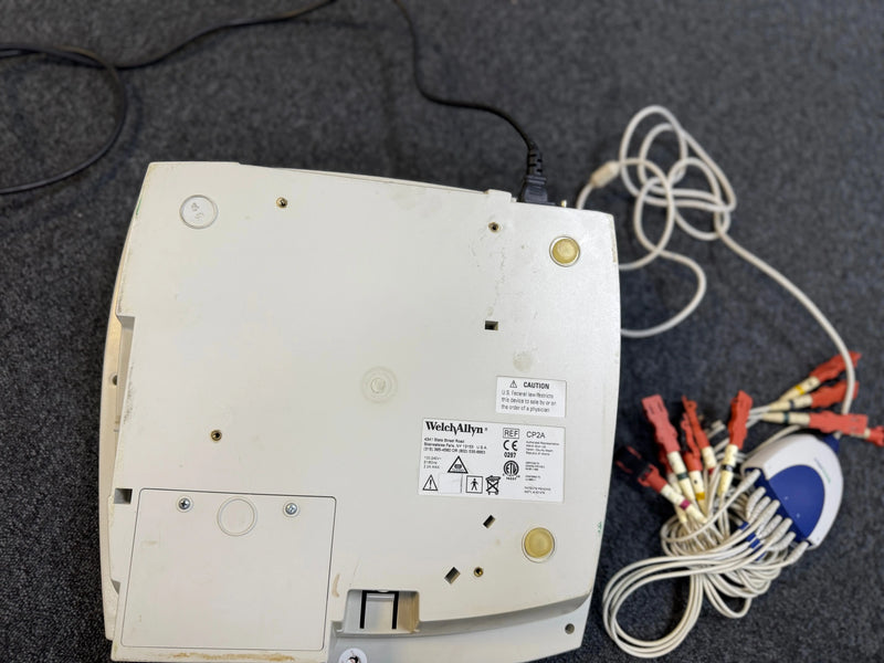 Side view of CP200 resting ECG system