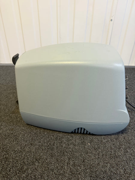 Side view of CoughAssist device on mobile trolley