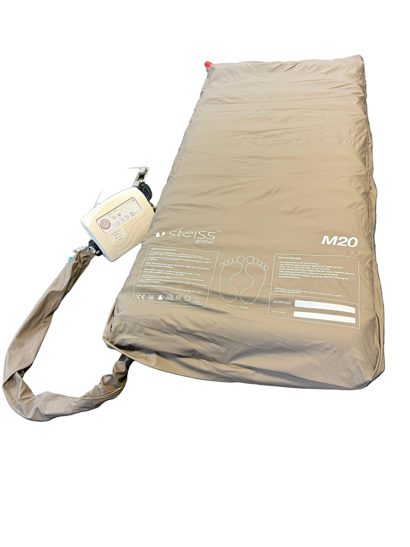 Steiss Global hospital mattress with alternating pressure pump