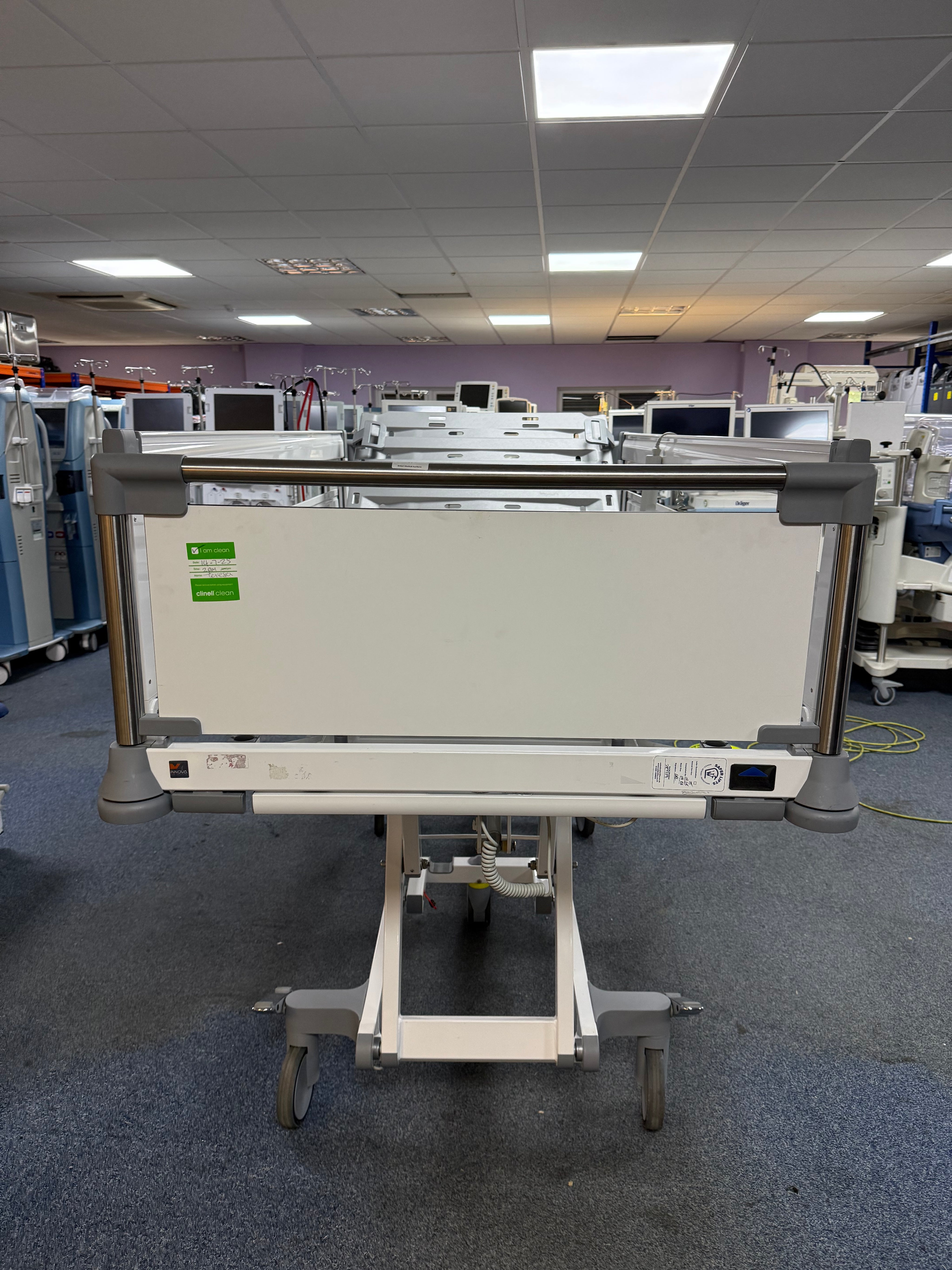 Stiegelmeyer Puro bed with optional safety side rails