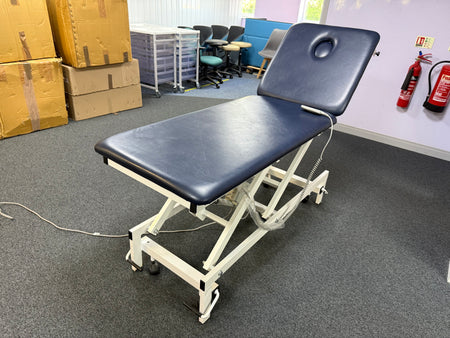 Sturdy frame of 2-section electric patient examination couch