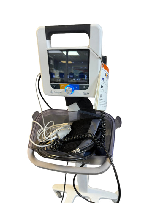 Suntech Pro VS Check vital signs monitor on rollstand