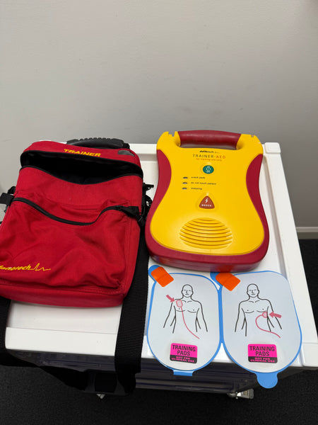 The standalone Defibtech Trainer AED