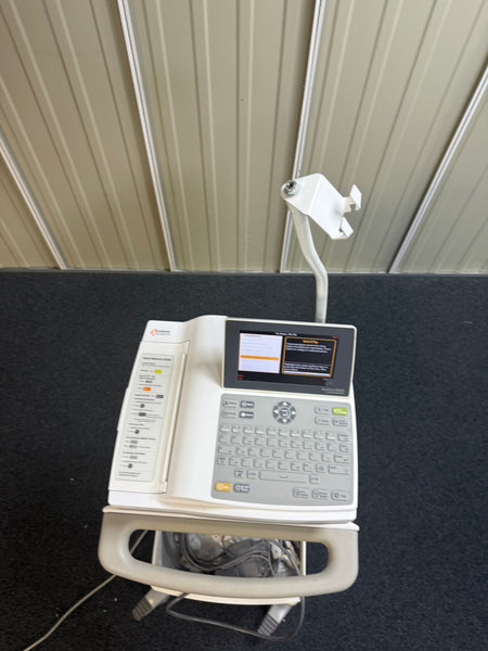 Cardiac Science Burdick 8500 ECG Recorder on Trolley with 12-Leads ECG Cable