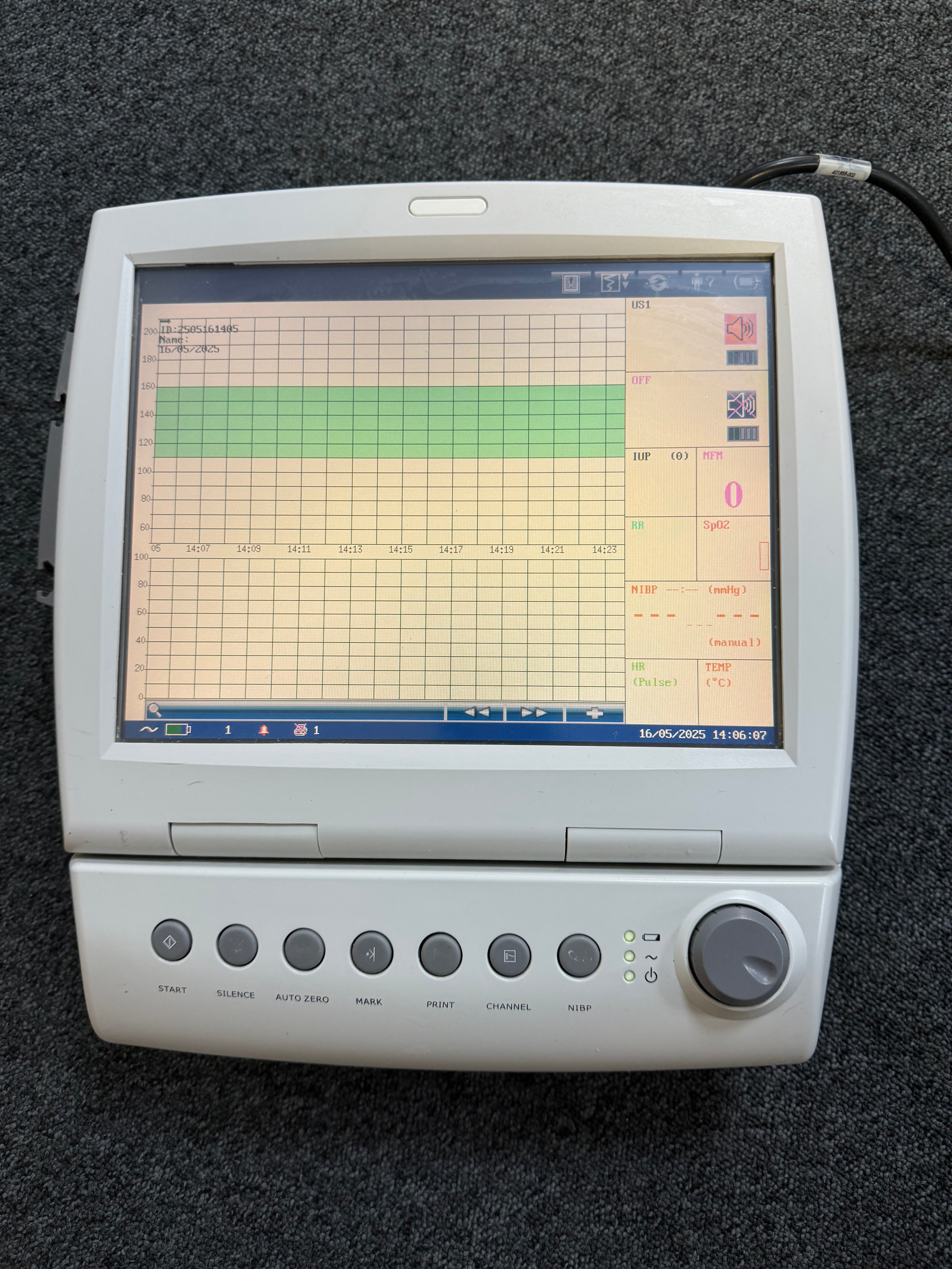 Edan F9 Express Fetal and Maternal Monitor with colour touchscreen