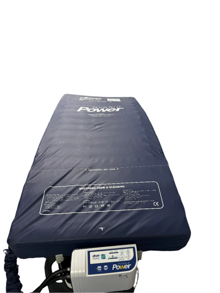 Top view of Hybrid Power Mattress showing zonal surface and non-slip base