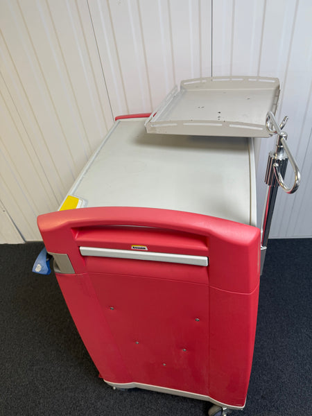 Artromick Avalo Emergency Crash Trolley fully assembled with drawers