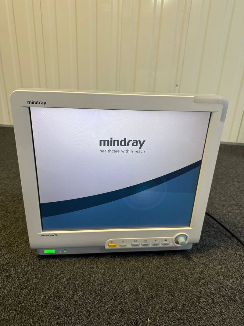 Touchscreen control interface on Mindray monitor