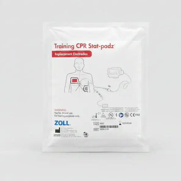 ZOLL 8900-0195 Training CPR Stat-Padz®, Replacement Pads (8/Case)- Expiry date is December 2026 SelfiMed UK